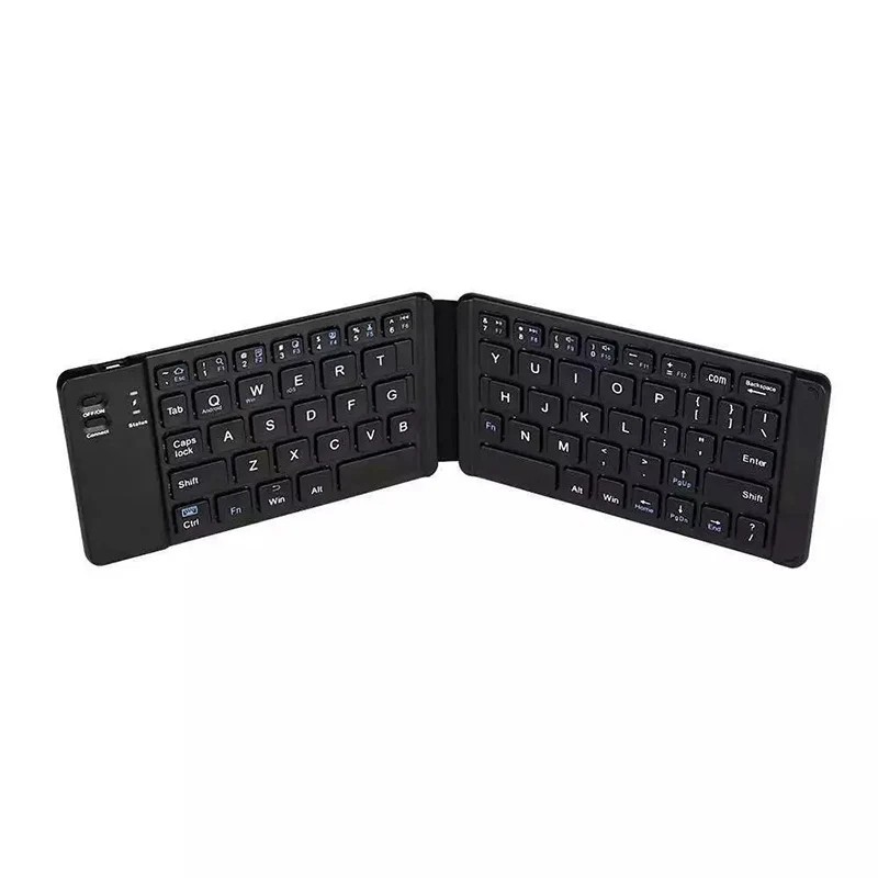 Keyboard Mini Lipat Keyboard Folding Bluetooth Laptop Tablet
