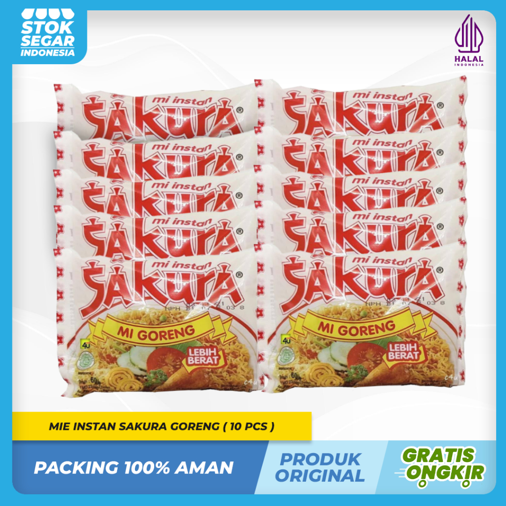 

Mie instan sakura goreng 10pcs