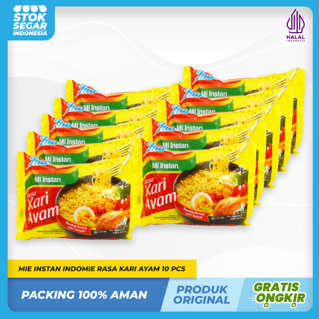 

Paket Bundling Indomie Kari Ayam isi 10pcs