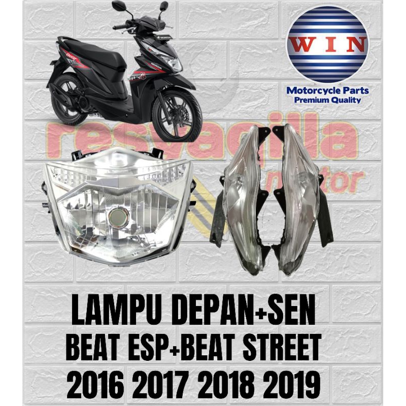 REFLEKTOR LAMPU DEPAN BEAT 2016-2019 II LAMPU DEPAN BEAT ECHO ESP