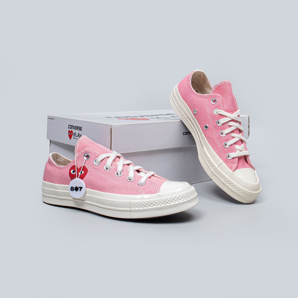 Converse CDG Play Low Bright Pink