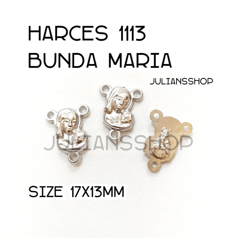 Liontin 1113 Harces Rosario Bunda Maria Bahan Rosario Kalung Gelang