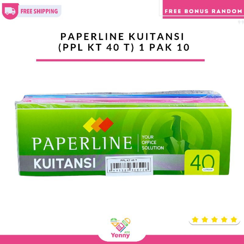 

Buku Kwitansi Paperline Ukuran Tanggung 40 Lembar 1 Pack 10 (PPL KT 40 T)