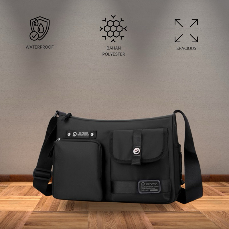 Tas Slingbag Import We Power Tas Selempang Bahu Waterproof #1867