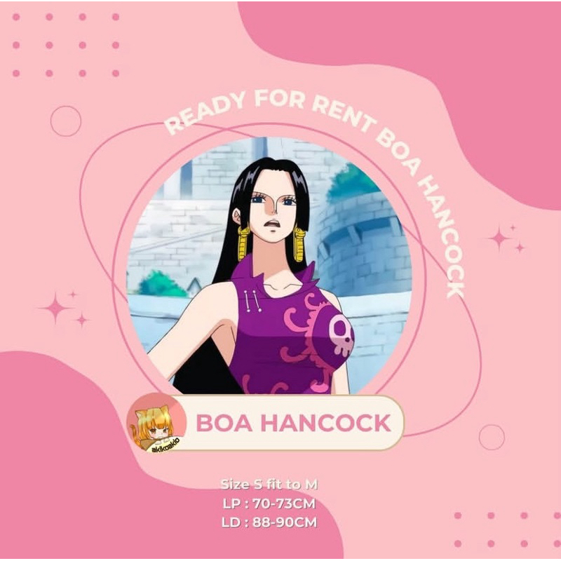 [DIJUAL] [READY FOR RENT] BOA HANCOCK ONEPIECE COSTUME COSPLAY