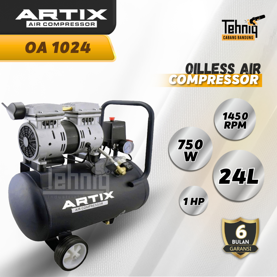 Mesin Kompresor Angin Oilless Artix OA 1024 OA1024