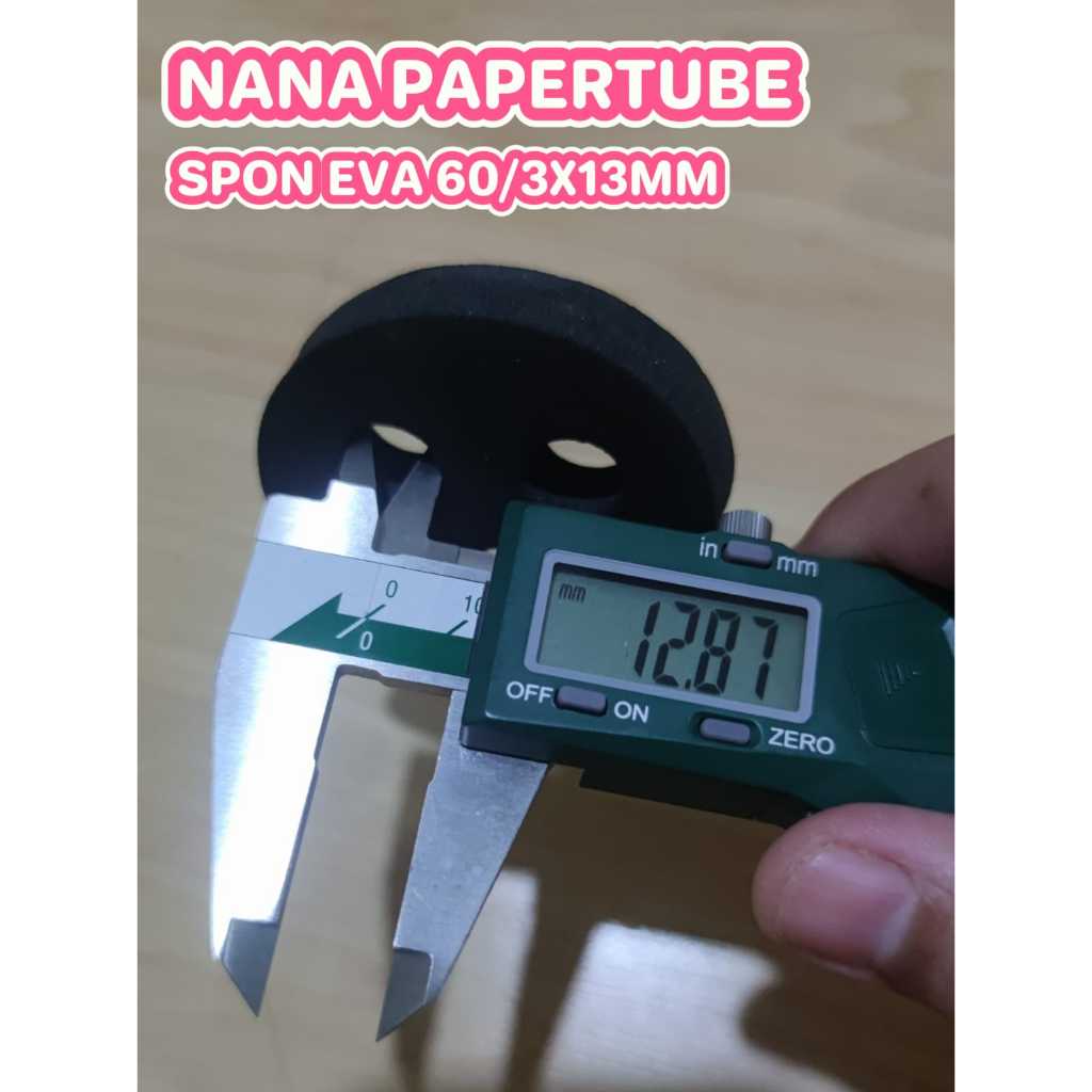 

SPON EVA CUSTOM 60/13 MM X 3 UNTUK NANA PAPER TUBE [BUKAAN BAWAH] DIAMETER BOTOL PARFUM 14 MM