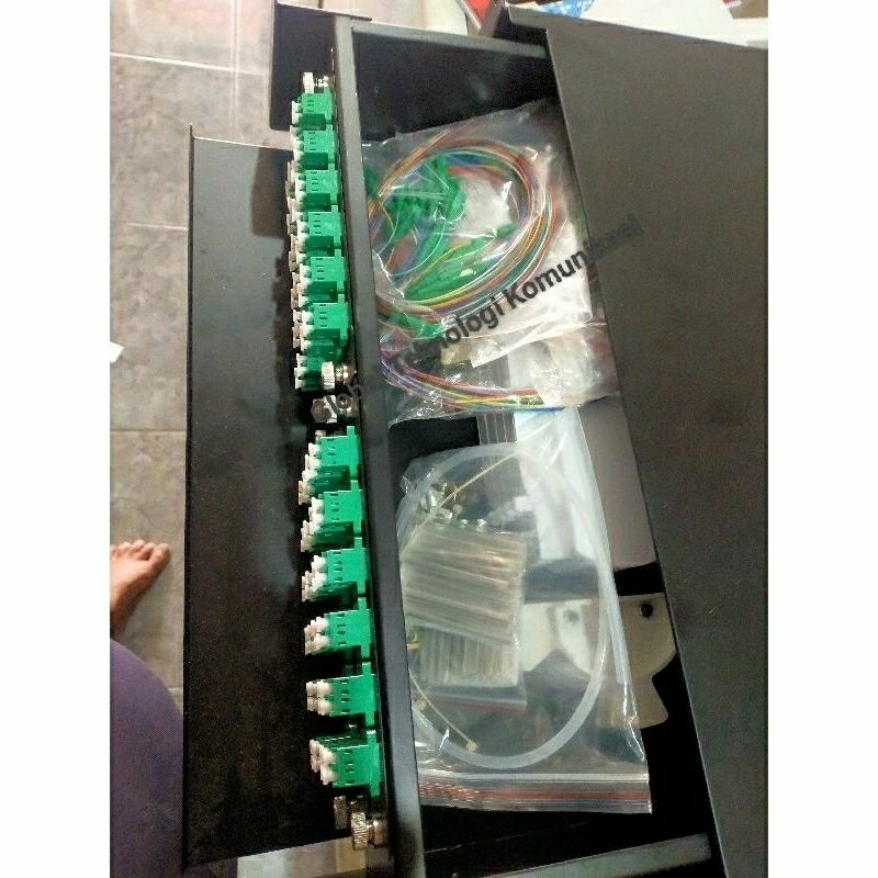 Odf/OTB 96 core 2u lc apc lengkap