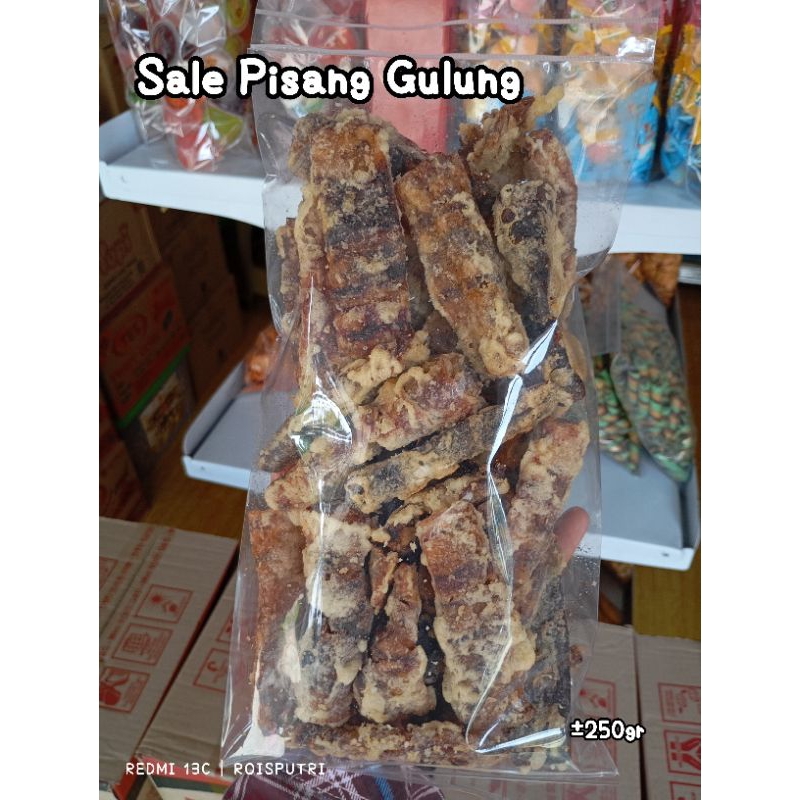 

SALE PISANG GULUNG 250GRAM