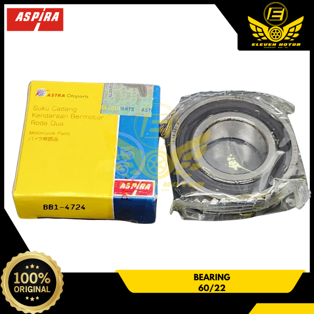 Bearing Aspira SKF 60/22 Laher Roda Matic Beat Vario 11-BB1-4724 SKF