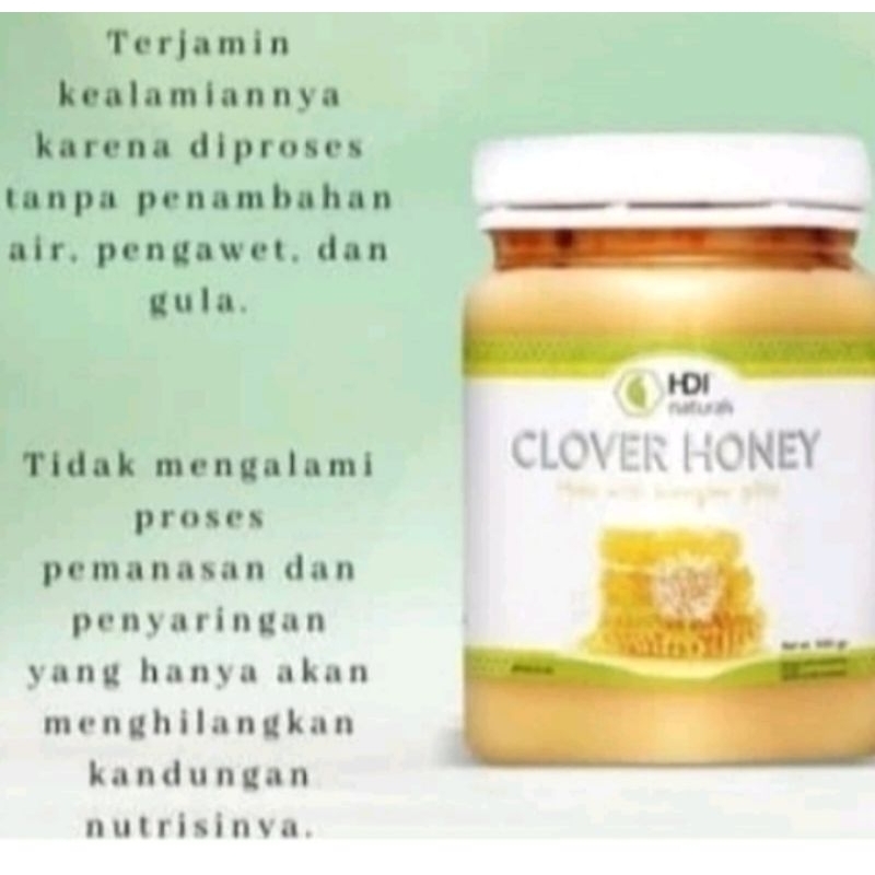 

⭐ HDI Clover Honey 500 gr original produksi baru
