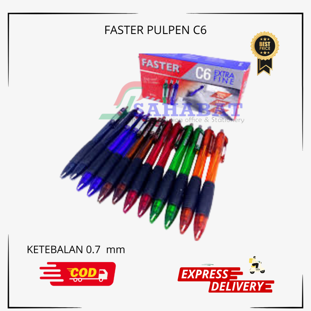 FASTER PEN C6 / FASTER PEN MURAH / PULPEN MURAH