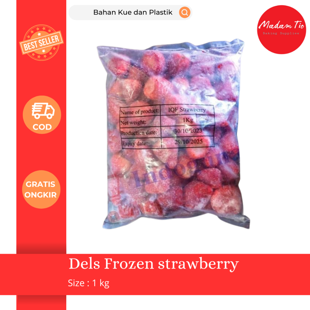 

Dels Frozen strawberry 1kg 1pcs