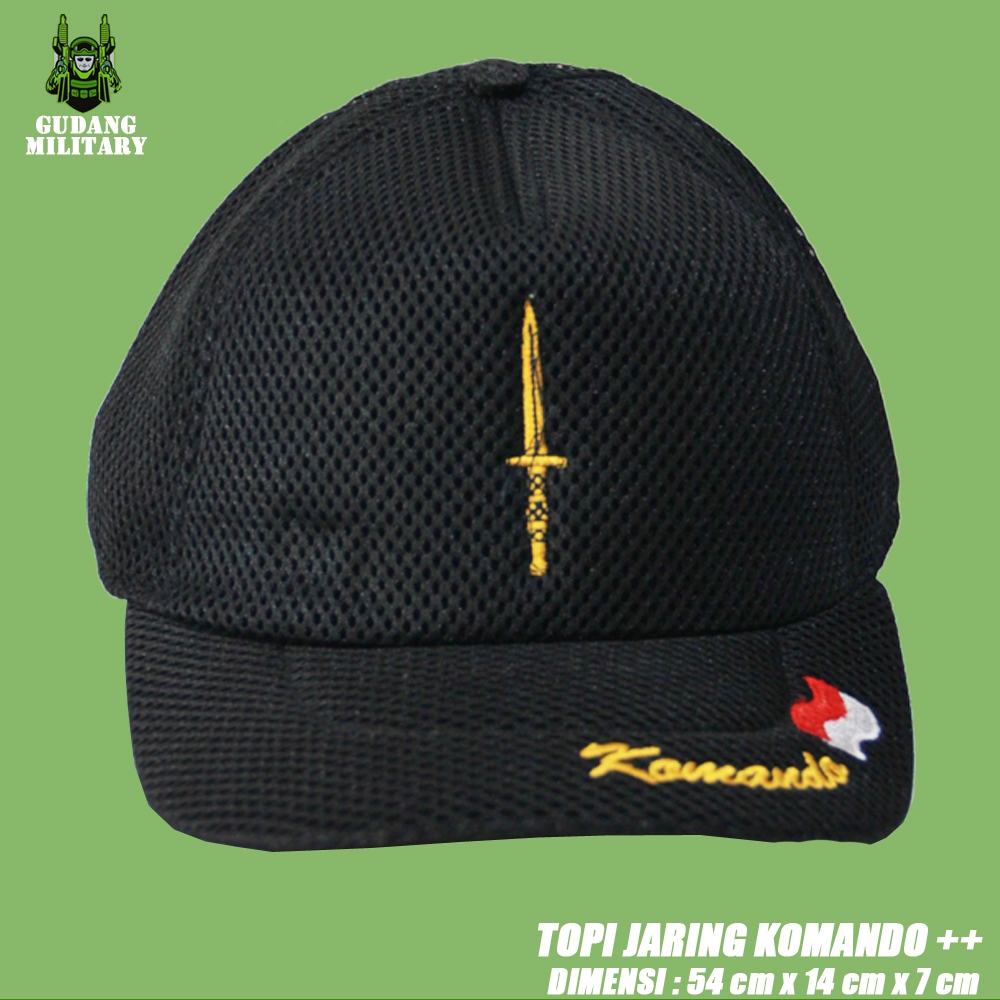Topi Jaring Komando | Topi Jaring Logo