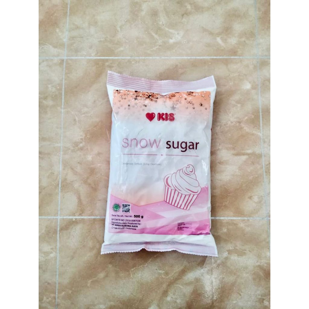 

Snow Sugar Gula Salju Kemasan 500gram untuk Taburan Kue Donat atau Bomboloni