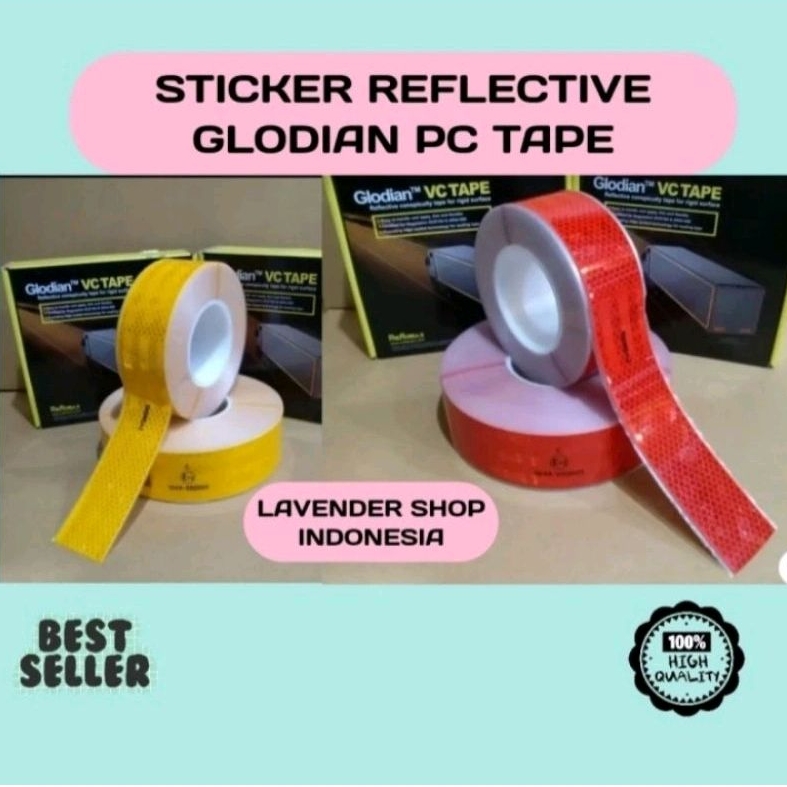 

Sticker Reflector Reflomax / Sticker Uji Kir Dishub Glodian PC Tape