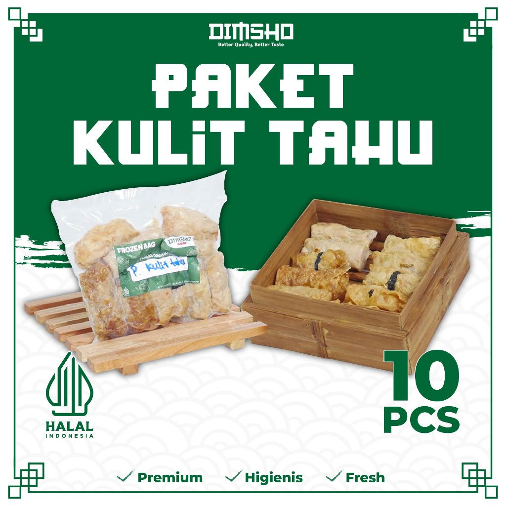 

DIMSUM FROZEN PREMIUM HALAL II PAKET KULIT TAHU 10 PCS II PAKET DIMSUM KULIT TAHU 5 VARIANT