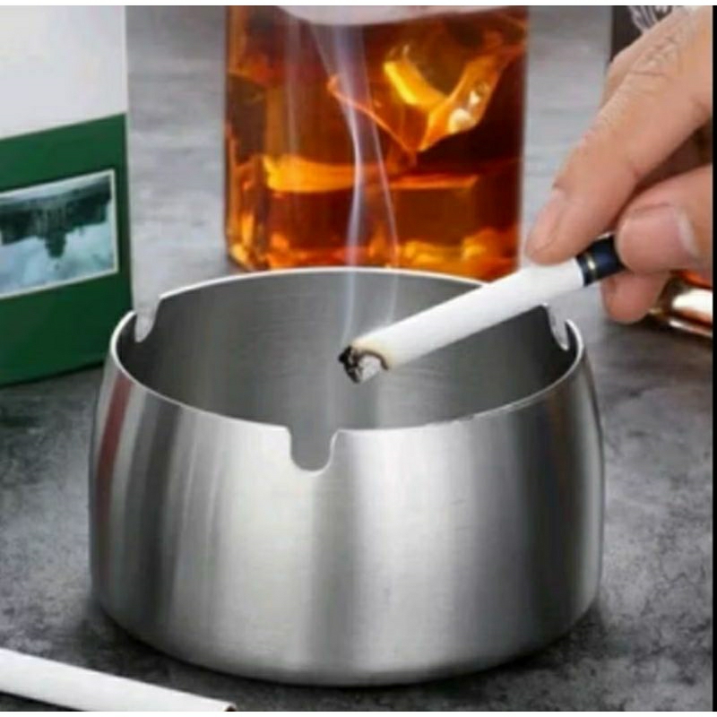 Stainless Stell Ashtray /Asbak Stainless Aesthetic