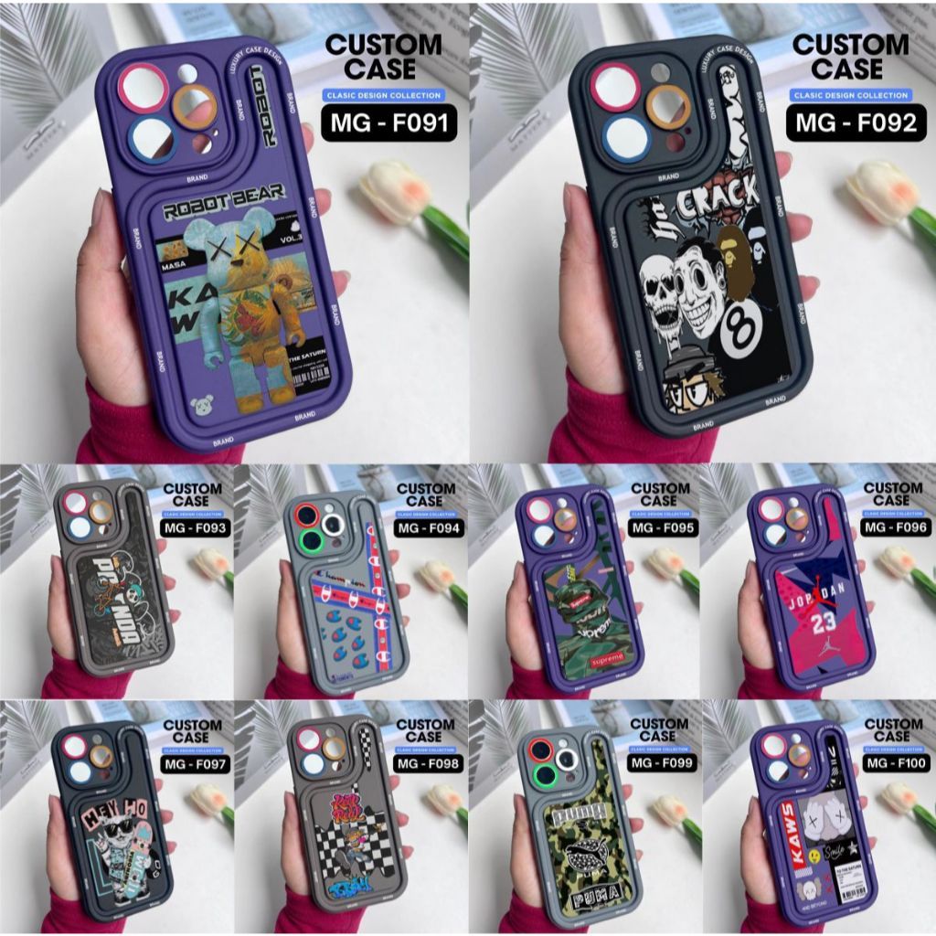 OPPO A5/A9 2020 A3SA5SA11KA1KF11F11 Pro F9F1SReno 4 CASE MOTIF KODE MG F91-F90 GM ACC