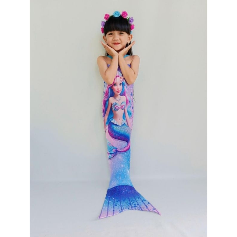 (BISA COD) Grosir kostum mermaid anak / kostum anak duyung / kostum duyung anak /kostum anak