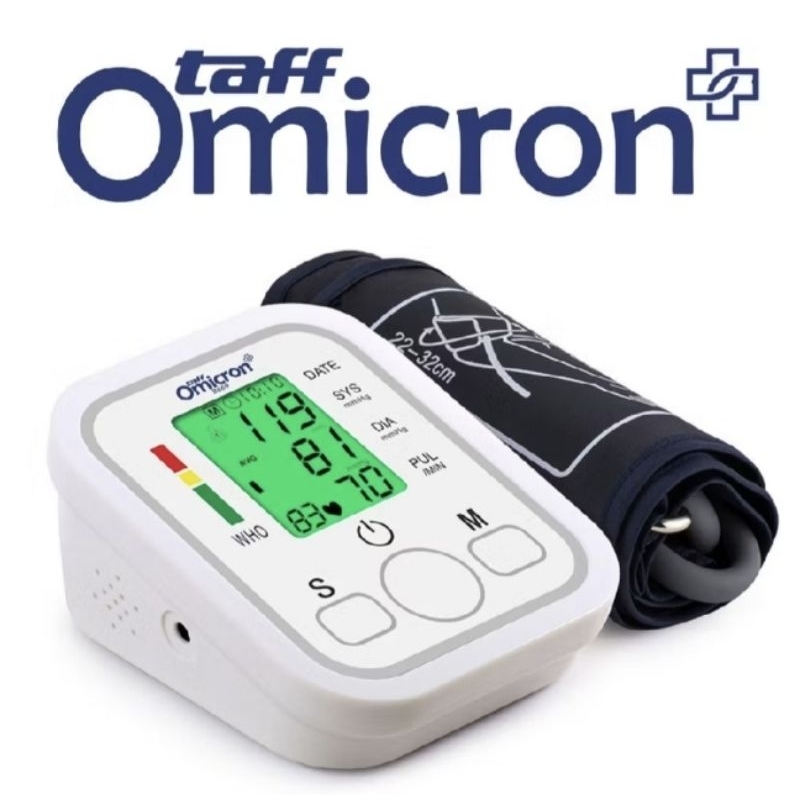 TAFF OMICRON TENSI DARAH DIGITAL OMICRON ALAT UKUR TEKANAN DARAH dan jantung/ tensimeter digital ten