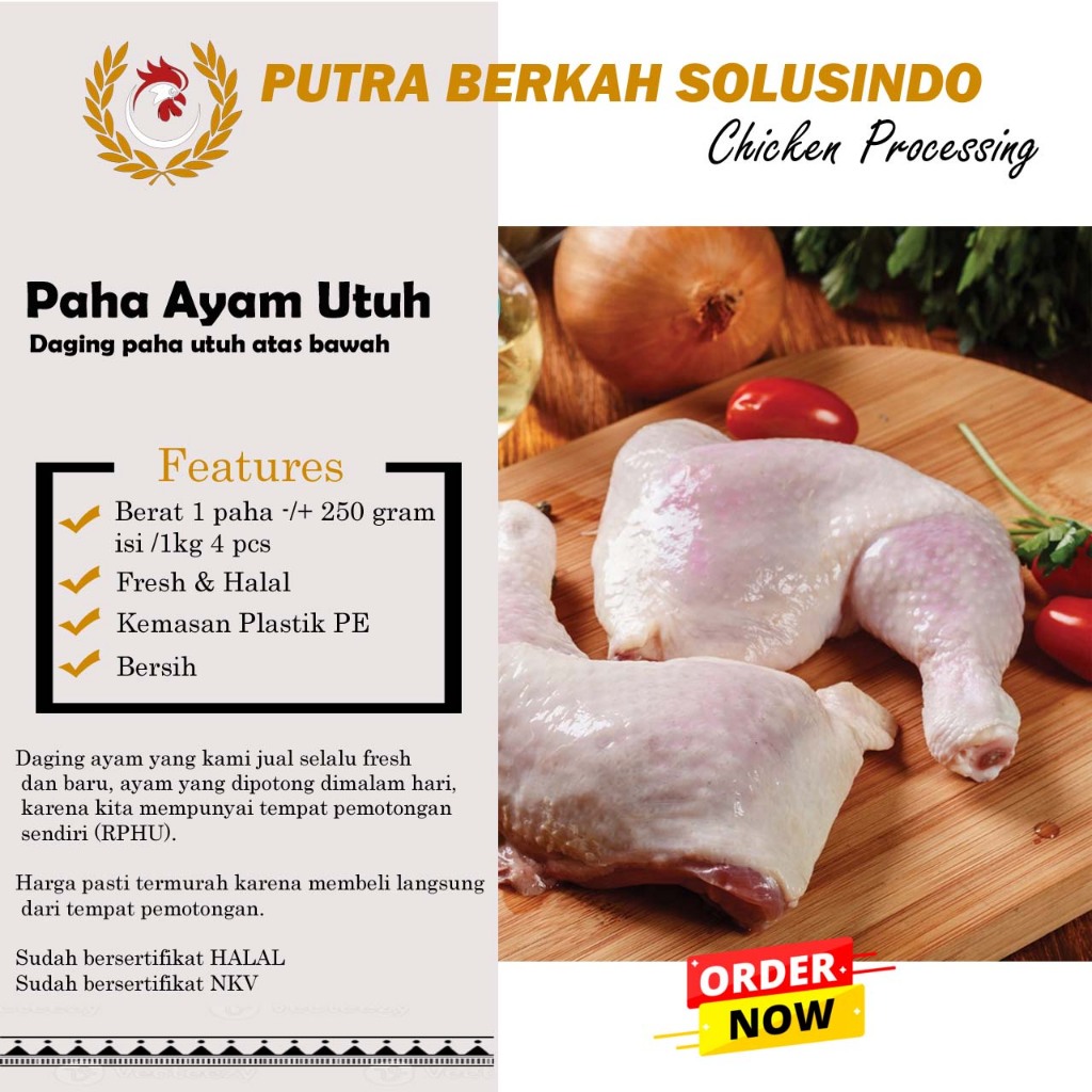 

Paha Utuh Ayam Fresh Murah