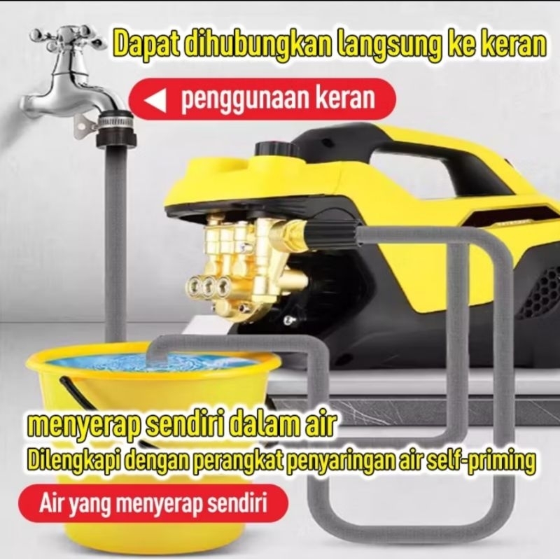 LANGSUNG KIRIM jet cleaner reaim high pressure washer mesin steam