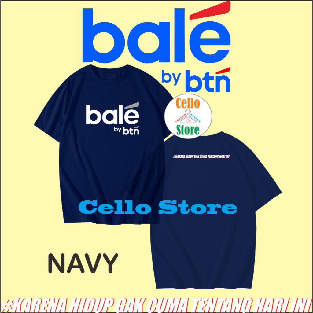 Kaos BALE BTN dewasa dan anak