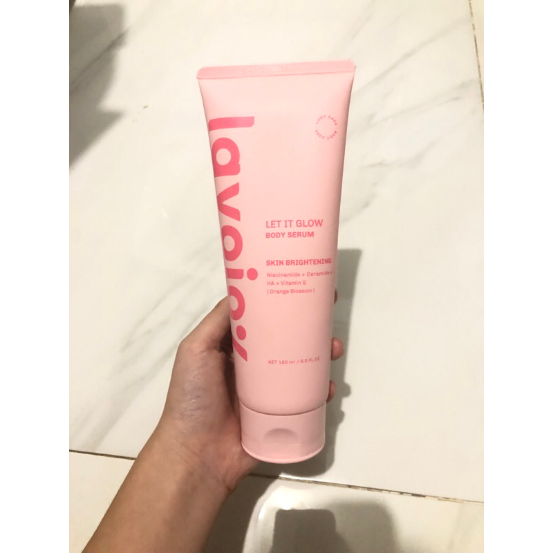 lavojoy let it glow body serum (preloved)