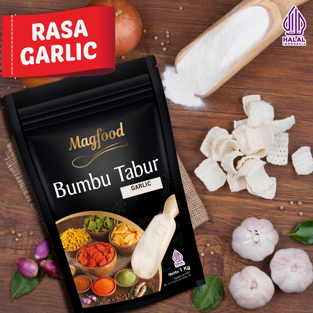 

Magfood Bumbu Tabur Garlic [100g / 500g / 1kg]
