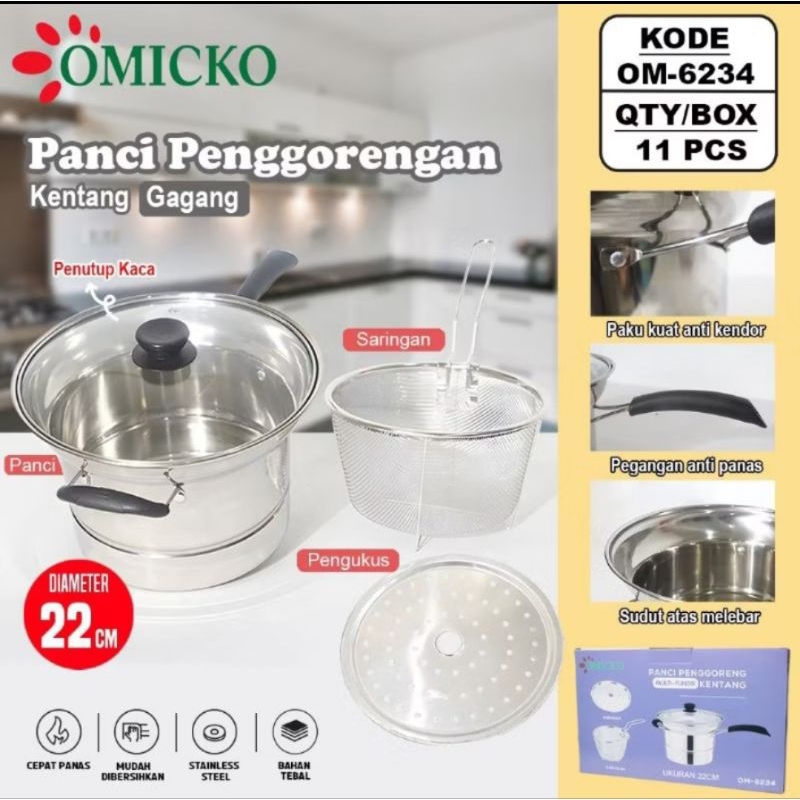 Panci penggoreng kentang) Deep Fryer