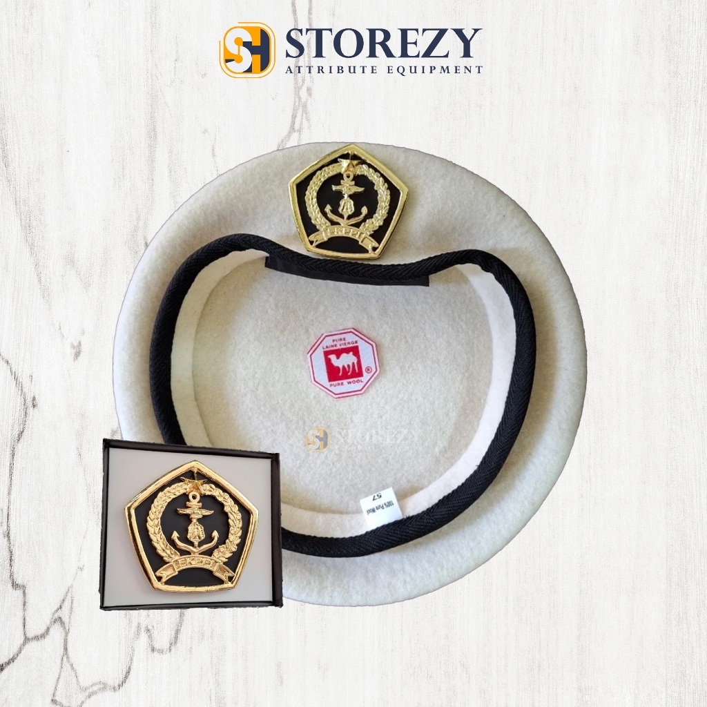 Baret FKPPI + Emblem (Camel)