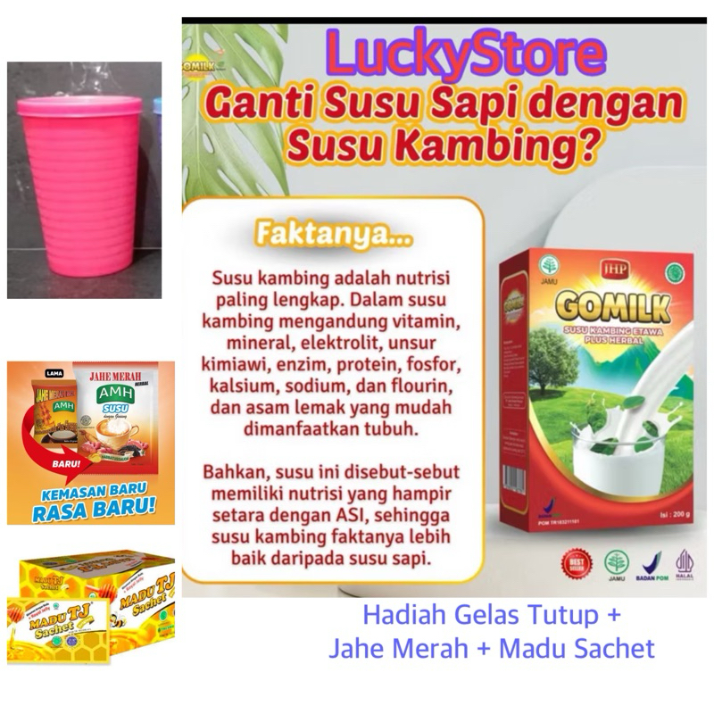 

(BONUS HADIAH) GOMILK SUSU KAMBING ETAWA