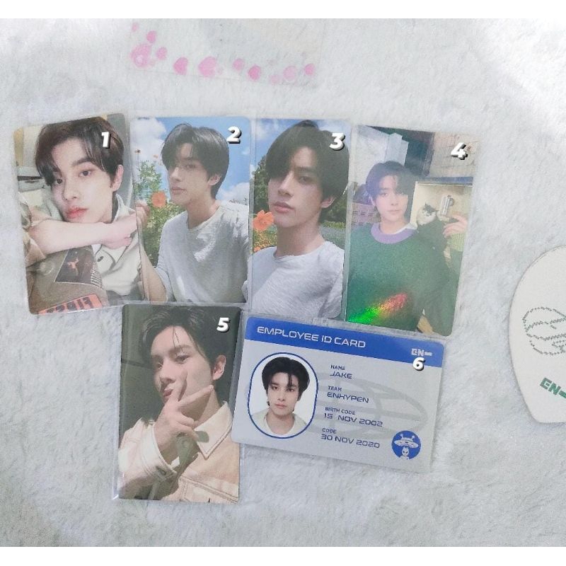 ready stock photocard enhypen jake official orangeblood jpfc ggugu24 spc encom
