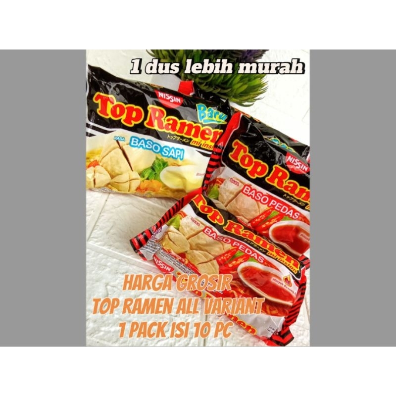 

Nissin top ramen all varian per 5 pcs