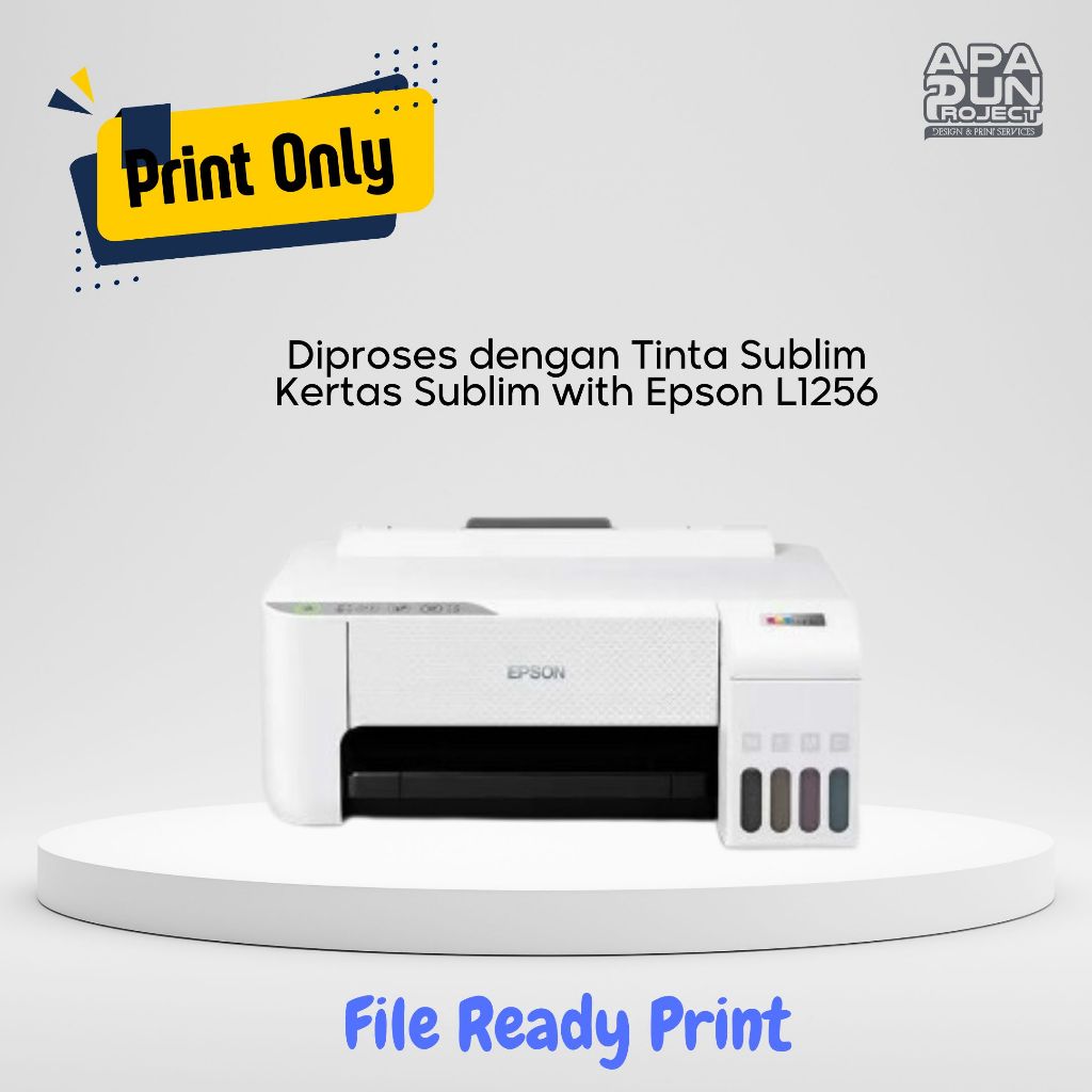 

(SEHARI JADI) Jasa Cetak / Print Kertas Tinta Sublim F4