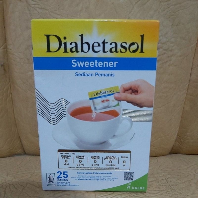 

Diabetasol Sweetener 37.5g (25sachet@1.5g)