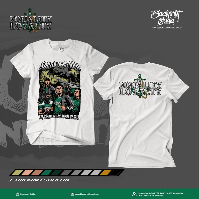 KAOS PERSEBAYA | EQUALITY LOYALTY