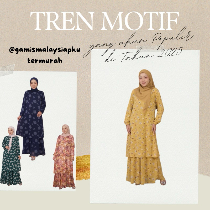 GAMIS MALAYSIA MOTIF TERBARU 2025