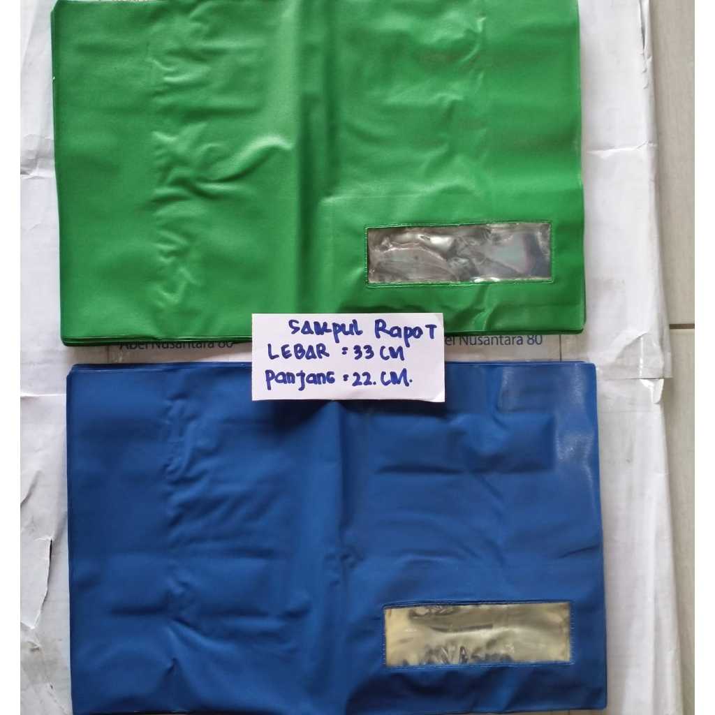 

Sampul raport plastik ukuran lebar 33cm x panjang 22cm