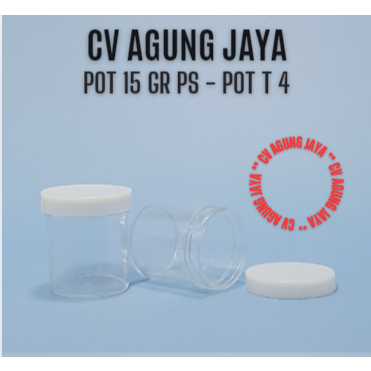 Pot Salep 15 g T4 / Pot T / Pot Plastik / Pot Obat / Pot / Obat / Pot Urin