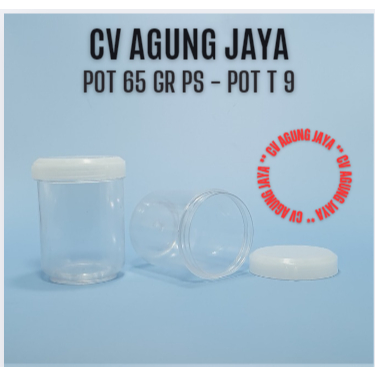 Pot  Salep 65 g T9 / Pot T9 / Pot Y / Pot Plastik / Pot Obat / Pot / Obat / Pot Urin