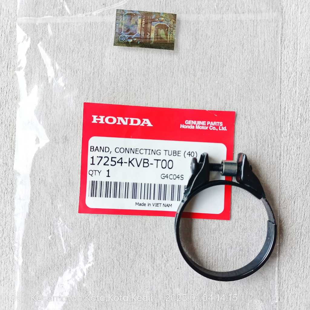 Klem Karet Filter Udara Honda Spacy BeAT-Scoopy Fi-eSP Vario-110 Fi-eSP PCX-150 K97 ADV-150 Ori AHM 