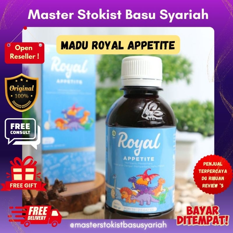 

MADU ROYAL APPETITE MADU ANAK DEWASA PENAMBAH NAFSU MAKAN
