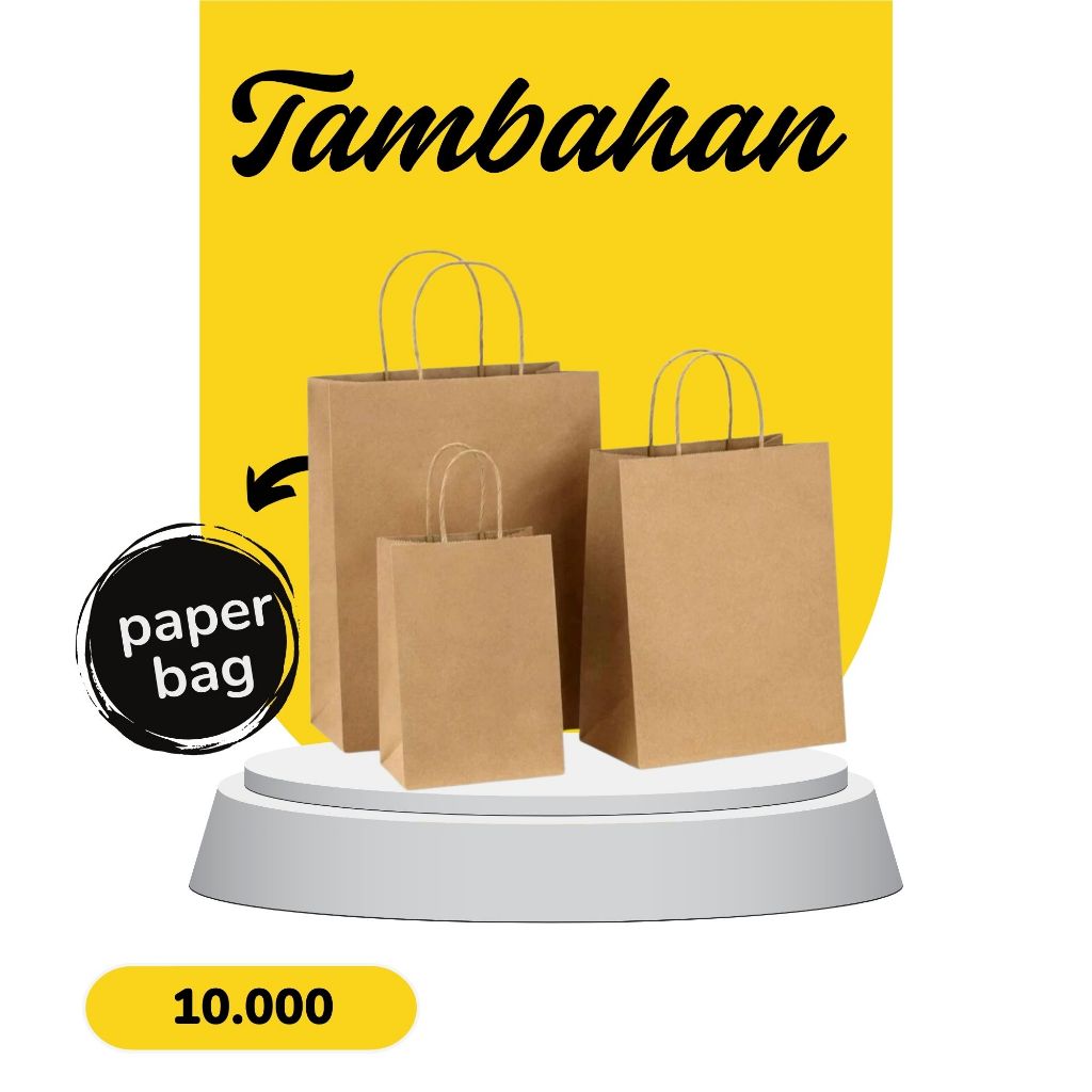 

Tambahan bungkus Kotak Hadiah paper bag