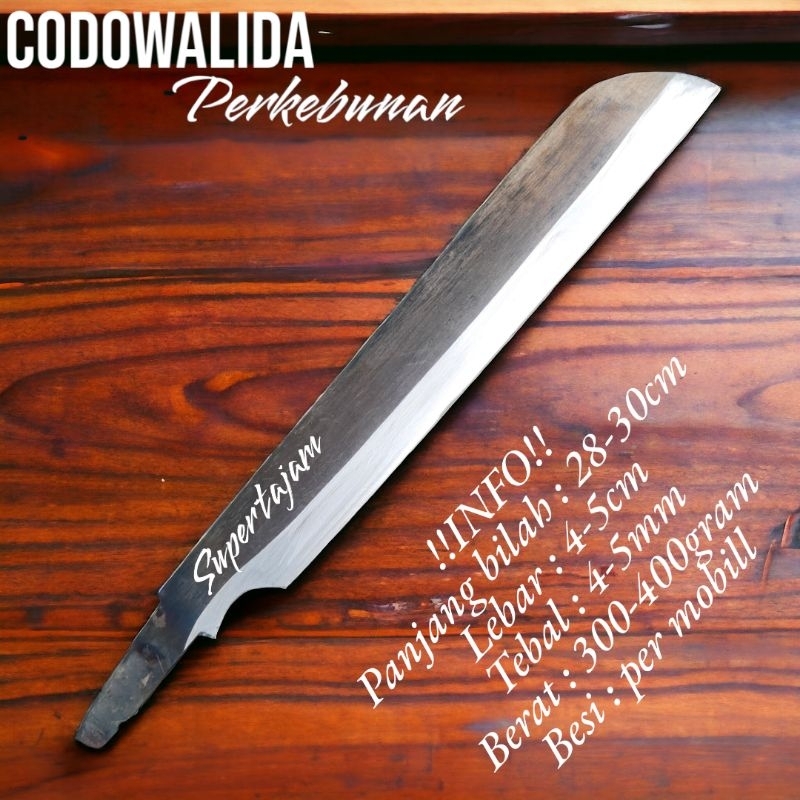 MODEL CODOWALIDA GOLOK MULTIFUNGSI PRAKTIS MINIMALIS HASIL TEMPA PREMIUM LOKAL UNTUK KEBUN DAPUR DAN