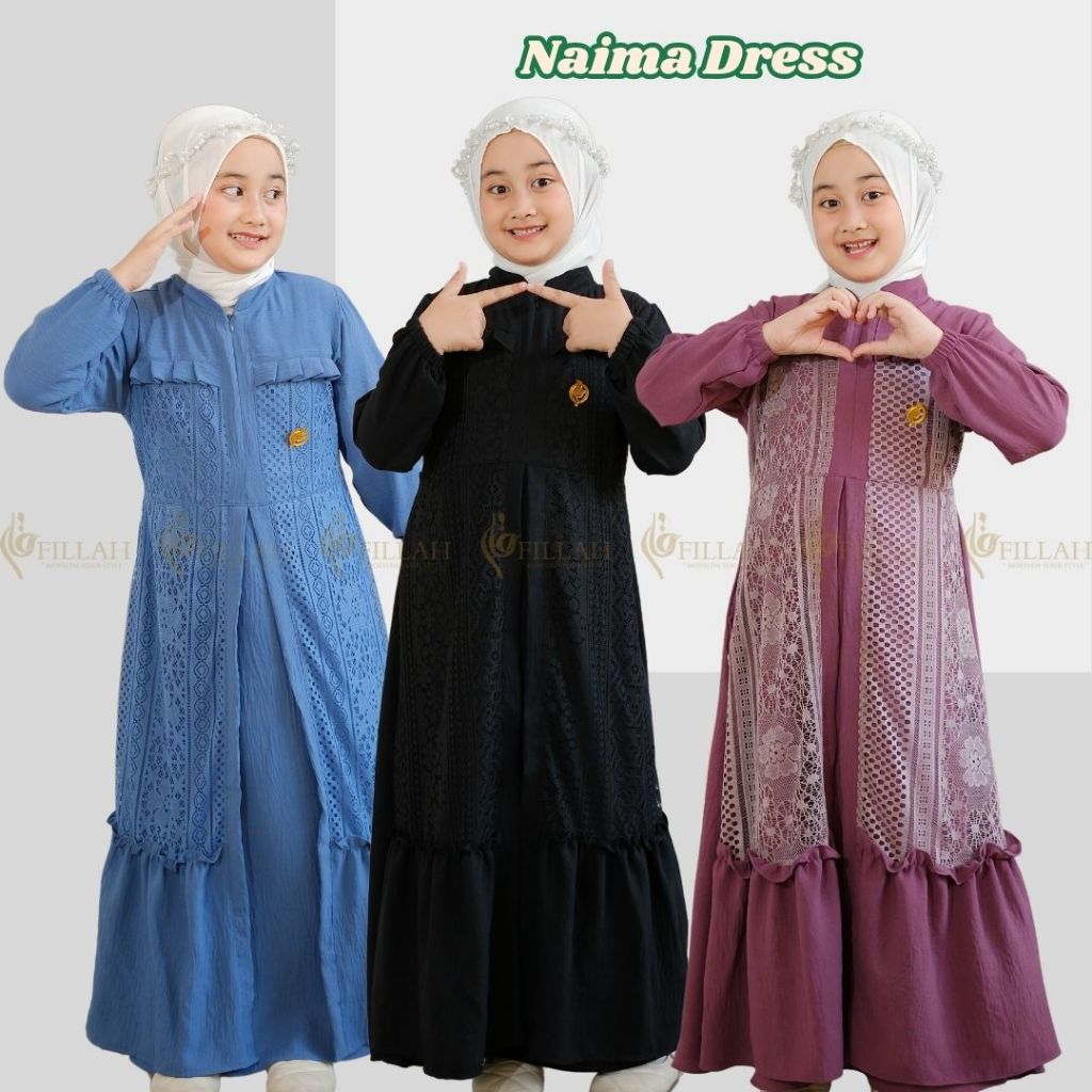 Bju Gamus Syari Mewah Seyelan Gamia Abaya Syar I Anak Tanggung Ramadan 2026 Gamis Anak2 Pakaian Musl