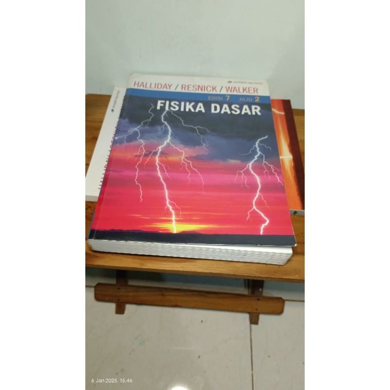 Buku Fisika Halliday Resnick Walker Jilid 2 Original Bekas