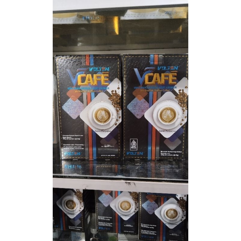 Vcafe kopi arabica premium plus jahe hitam volten coffee