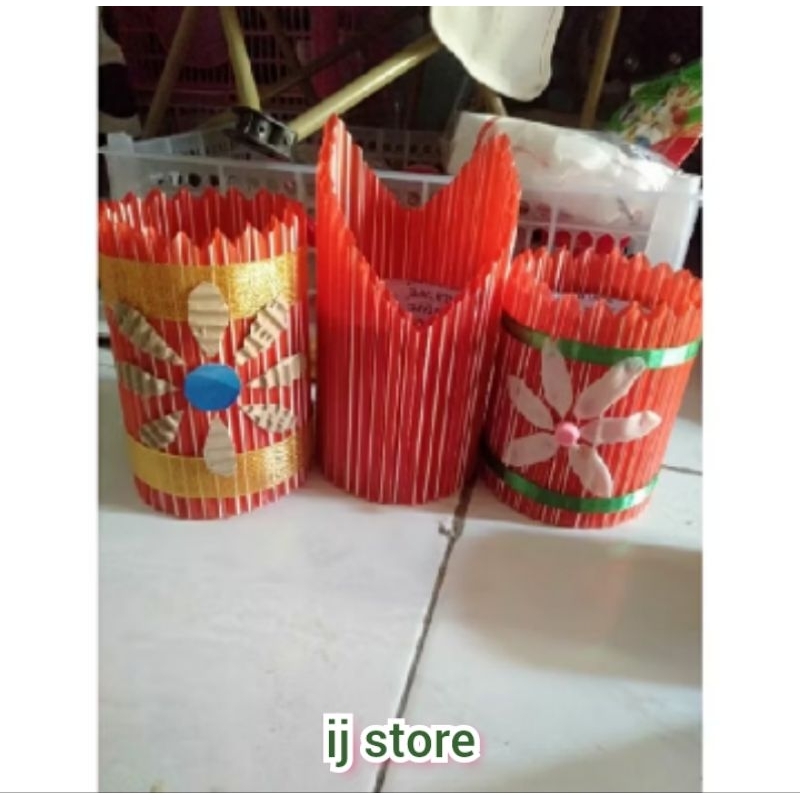 

ready cod tempat pensil sedotan